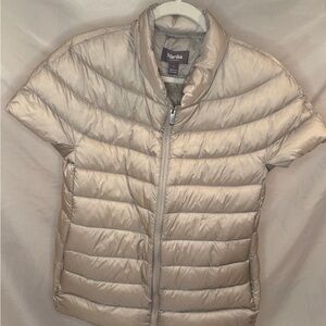 Martha Stewart Light Tan Puffer Jacket
